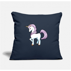 Sassy Unicorn Navy Pillow